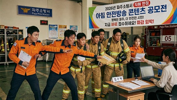 파주소방서, “우리의 안전은 우리가 지킨다!” 직원 참여형 ‘안전방송 콘텐츠 공모전’ 추진